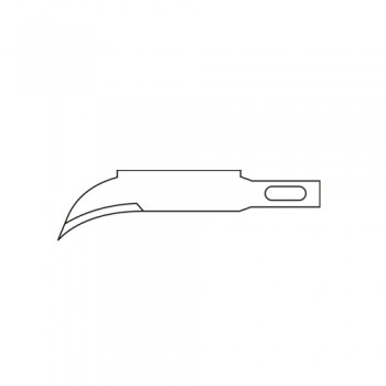 Micro Scalpel Blade No. 68 Pack of 25 Stainless Steel,